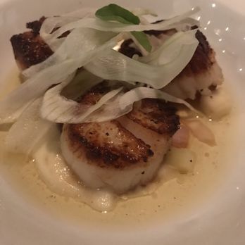Watertable - Scallops - amazing! Perfectly cooked - New American Near Me - Huntington Beach, California