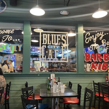 Blues City Cafe - Where we sat. - Southern Near Me - Memphis, Tennessee