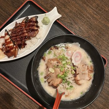 Tampopo Restaurant - Tampopo Ramen Unagi Set - Sushi Bars Near Me - Artesia, California
