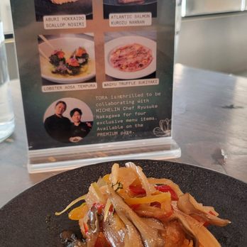 TORA - Michelin chef collaboration Atlantic salmon kurozo nanban. - Japanese Near Me - Toronto, Ontario TORA - Michelin chef collaboration Atlantic salmon kurozo nanban. - Japanese Near Me - Toronto, Ontario