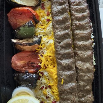 Kababe Grill - Beef Koobideh with Zereshk Polo - Spectacular - Kebab Near Me - Canoga Park, California