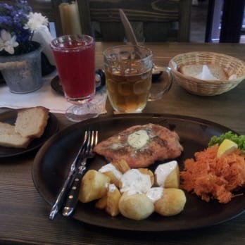 Gościnna Chata - Lunch Special includes soup bread spreads beverage not beer carrotts potatoes desert. - Polish Near Me - Kraków, Massachusetts Gościnna Chata - Lunch Special includes soup bread spreads beverage not beer carrotts potatoes desert. - Polish Near Me - Kraków, Massachusetts