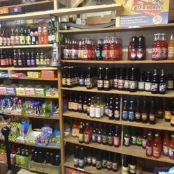 Purple Penguin Candy Emporium - So many soda's.