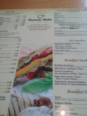 Menu photo 7 Sunny Side Cafe Randolph, MA