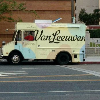 Van Leeuwen Ice Cream - Truck parked across from the Broad Museum. - Food Trucks Near Me