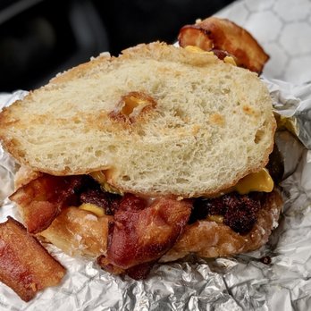 HenDough - Donut breakfast sandwich - Donuts Near Me - Hendersonville, North Carolina