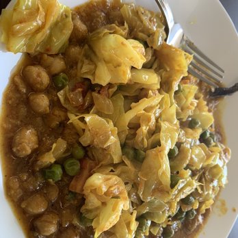 Yak N Yeti - Green curry cabbage and chana masala! - Indian Near Me - Cedar Park, Texas Yak N Yeti - Green curry cabbage and chana masala! - Indian Near Me - Cedar Park, Texas