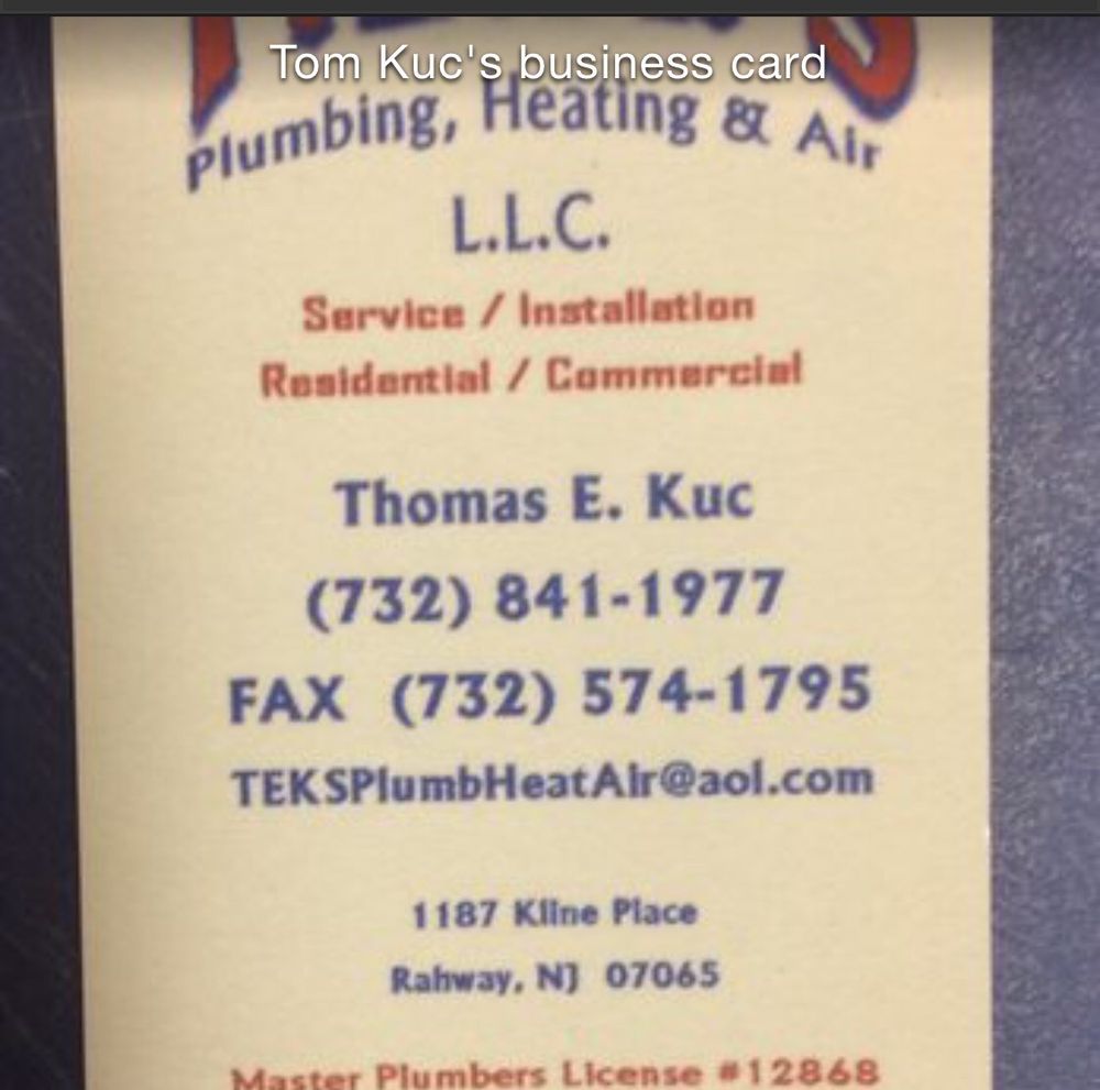 Slide of TEK's Plumbing Heating & Air