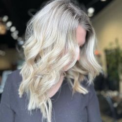 Spoleti Salon - Rooted blonde with a seamless grow-out -- low maintenance and high impact at our South Austin salon.