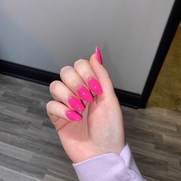 Pink nails