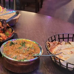 Scene Indian Street Kitchen - Prawn tandoori,  dhal,