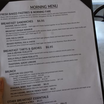 Belle Epicurean Bakery - Menu! - Desserts Near Me - Seattle, Washington