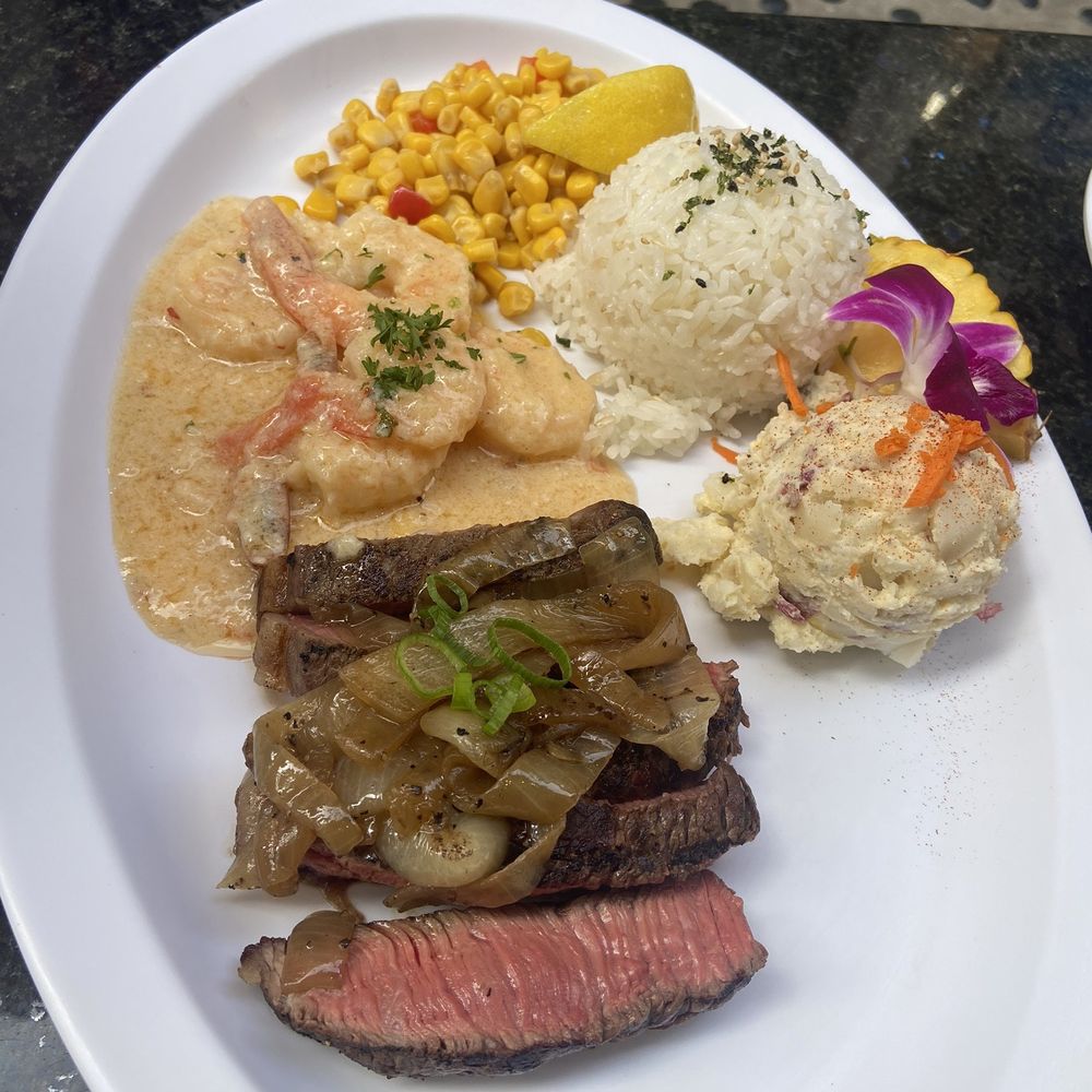 Blue Water Shrimp - Steak and Shrimp - Hawaiian Near Me - Honolulu, Hawaii Blue Water Shrimp - Steak and Shrimp - Hawaiian Near Me - Honolulu, Hawaii