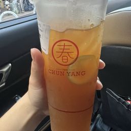 Cold Honey Lemon Oolong Tea