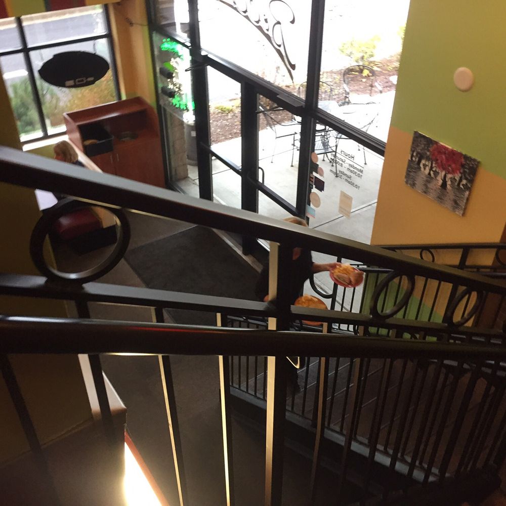 Becca's Cafe, Bistro & Catering - Stairs to the balcony - Sandwiches Near Me - Wausau, Wisconsin Becca's Cafe, Bistro & Catering - Stairs to the balcony - Sandwiches Near Me - Wausau, Wisconsin