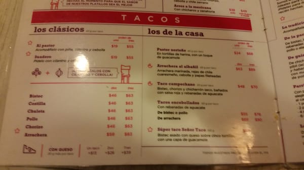 Menu photo 3 Señor Taco México, D.F., DIF