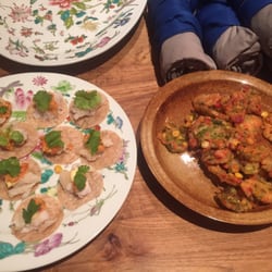 Corner Kitchen - Fish tacos and corn fritters