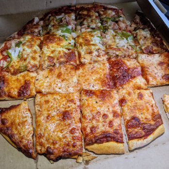 Ledo's Pizza - Medium pizza-half cheese half supreme - Pizza Near Me - Countryside, Illinois