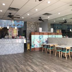 88 China - Clean, open dining room.