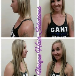 Before & After 18" length extension application