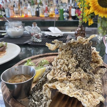 Oystera - Fish Skin Chicharrón - Cocktail Bars Near Me - Todos Santos, BCS