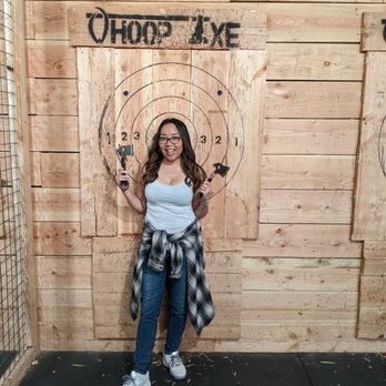 Whoop Axe Throwing - I had a kick axe time! - Axe Throwing Near Me - Lake Forest, California Whoop Axe Throwing - I had a kick axe time! - Axe Throwing Near Me - Lake Forest, California