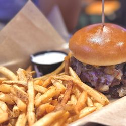 Buffalo Wild Wings - Mushroom Swiss Burger