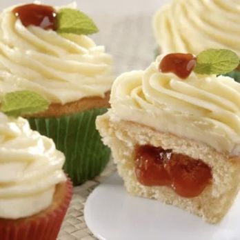 Raffa's Cupcake - three cupcakes on a plate - Cupcakes Near Me - Miami, Florida Raffa's Cupcake - three cupcakes on a plate - Cupcakes Near Me - Miami, Florida