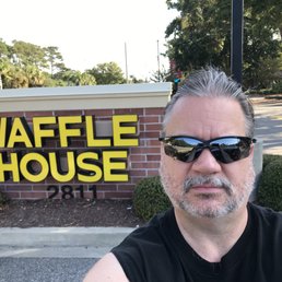 Vacation beard at the Waffle House Vacation beard at the Waffle House