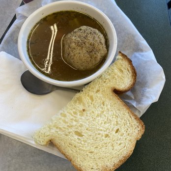 Barry's Espresso Bakery & Deli - Matzo ball soup/ someone else had it but wow! - Bakeries Near Me - Eugene, Oregon