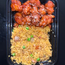 Wok Inn - Flavor is good just a little dry for my liking.