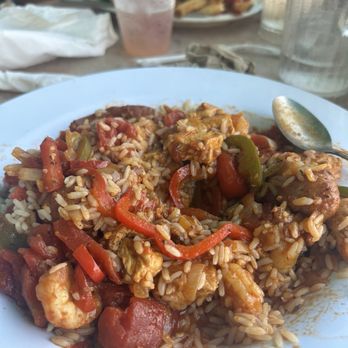 Caroline's - Spicy Cajun Jambalaya! A must try! Full of flavor! - American Near Me - Key West, Florida Caroline's - Spicy Cajun Jambalaya! A must try! Full of flavor! - American Near Me - Key West, Florida