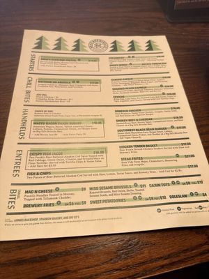 Menu photo 1 Bend Brewing Company Bend, OR Menu photo 1 Bend Brewing Company Bend, OR