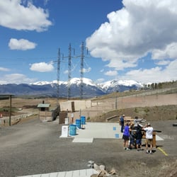 Summit County Shooting Range - One of the ranges to choose from...shame about the gorgeous view!