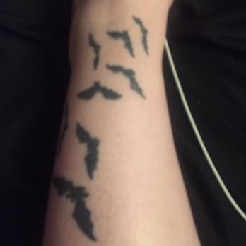 Wyld Chyld Tattoo - Bats tattoo by Laura! - Tattoo Near Me - Merrick, New York