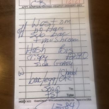 Lisa's Cafe - guest check - Breakfast & Brunch Near Me - Shelbyville, Illinois Lisa's Cafe - guest check - Breakfast & Brunch Near Me - Shelbyville, Illinois