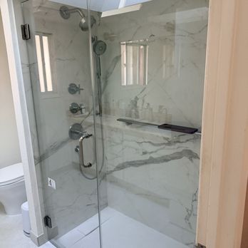 J's Custom Glass - Glass shower door for curbless shower - Windows Installation Near Me J's Custom Glass - Glass shower door for curbless shower - Windows Installation Near Me