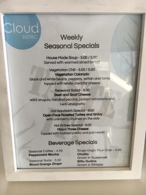 Menu photo 6 Cloud Bistro Mountain View, CA