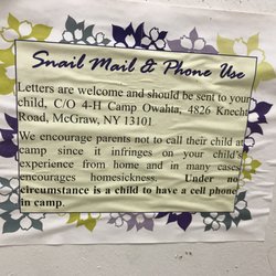 4-H Camp Owahta - With no cell service available, there's no need for kids to bring cell phones or other electronics.
