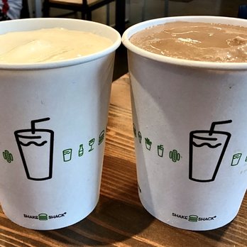 Shake Shack Cedar Hills - Vanilla and Chocolate Malted Milkshakes - Burgers Near Me - Beaverton, Oregon