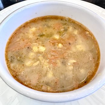 The Centurion Lounge - Manhattan style corn chowder. - Airport Lounges Near Me - Seattle, Washington The Centurion Lounge - Manhattan style corn chowder. - Airport Lounges Near Me - Seattle, Washington