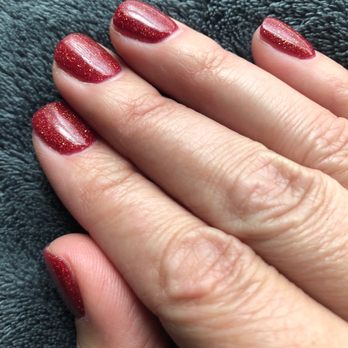 Nail Image - Dip powder, done perfectly-not thick at all and no residue. - Nail Salons Near Me - Carolina Beach, North Carolina