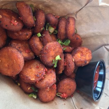 Revelry Kitchen + Bar - Sweet potato tots - American Near Me - Austin, Texas Revelry Kitchen + Bar - Sweet potato tots - American Near Me - Austin, Texas