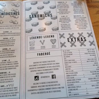 Fabergé - Menu - Breakfast & Brunch Near Me - Montreal, Quebec Fabergé - Menu - Breakfast & Brunch Near Me - Montreal, Quebec