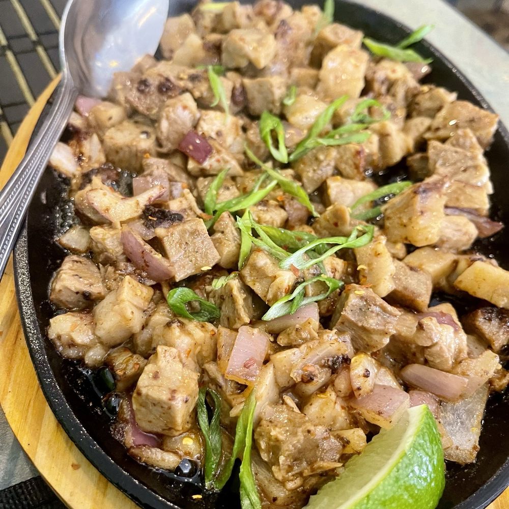 The Narra Tree - Pork Sisig - we ordered this without noticing that liver pate was listed as an ingredient so it was an unexpected added flavor. - Filipino Near Me - Savannah, Georgia The Narra Tree - Pork Sisig - we ordered this without noticing that liver pate was listed as an ingredient so it was an unexpected added flavor. - Filipino Near Me - Savannah, Georgia