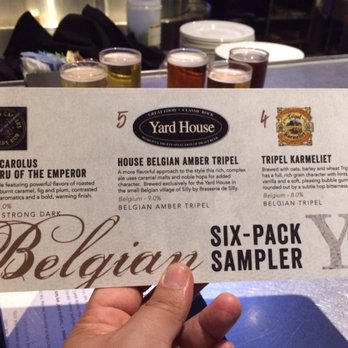 Yard House - Six pack sampler cont. - New American Near Me - West Nyack, New York Yard House - Six pack sampler cont. - New American Near Me - West Nyack, New York