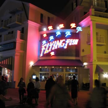 Flying Fish - entrance from boardwalk - Seafood Near Me - Orlando, Florida Flying Fish - entrance from boardwalk - Seafood Near Me - Orlando, Florida
