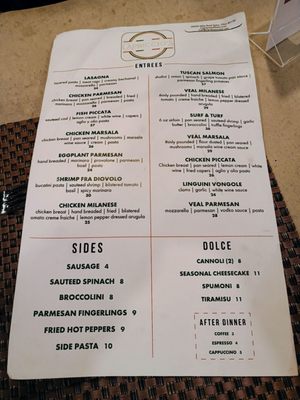 Menu photo 1 Capriccio's Solon, OH