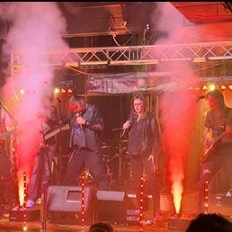 Band on stage
