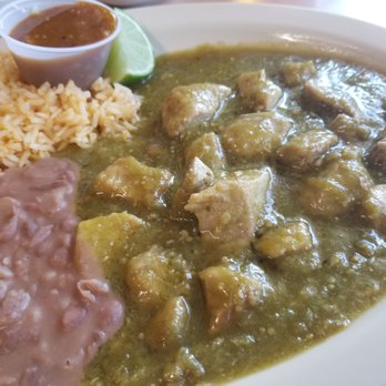 Mela's Mexican Restaurant - Pork "Chili Verde" - killer sauce - Mexican Near Me - Marysville, California